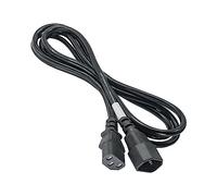 Akyga AK-PC-03C Cable de alimentación para PC, Monitor, Impresora, proyector, TV, Consola de Juegos, Cable de alimentación de 3 Pines, extensión IEC C13/IEC C14, 1,8 m, Cable de Dispositivo en frío,