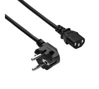 Akyga AK-PC-106A - Cable de alimentación para PC Schuko CEE 7/7 a IEC C13, 3 m, 10 A