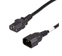 Akyga AK-PC-111A - Cable alargador IEC C13 a C14 para PC (5 m, 10 A)