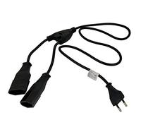 Akyga AK-RD-05A - Cable Distribuidor (2 Conectores CEE 7/16, 1,2 m), Color Cobre