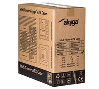 Akyga ak13bk carcasa de ordenador micro torre negro