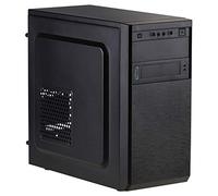 Akyga AK17BK - Caja compacta para PC (Micro Tower 2X USB 3.0), Color Negro