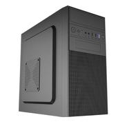 Akyga AK19BK Micro Tower - Carcasa compacta para Ordenador con USB-C, USB 3.0 y Audio HD, Compatible con Micro ATX, Mini ITX, Flex ATX, para Uso en la Oficina y el hogar, sin Fuente de alimentación