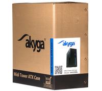 Akyga ak939bl carcasa de ordenador midi tower negro