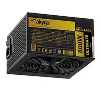 Akyga ATX Power Supply Ultimate AK-U4-800 P4+4 PCI-E 6 Pines 6+2 Pines 6X SATA APFC 80+ Ventilador de Bronce 12 cm