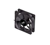 AKYGA AW-8A-BK - Ventilador para Ordenador Molex (80 mm, 12 V, 2000 RPM), Color Negro