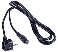 AKYGA Cable de Alimentación Hoja de Trébol 3.0M AK-NB-10A Negro para Dispositivos con Enchufe de Hoja de Trébol