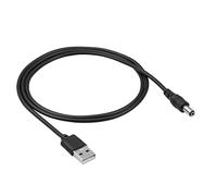 Akyga Conector de cable USB DC AK-DC-01, adaptador de 5,5 x 2,1 mm, cable de carga de 5 V, 80 cm