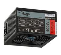 akyga Fuente, Ventilador de 120 mm silencioso, Certificado 80 Plus Bronze Negro Negro Negro