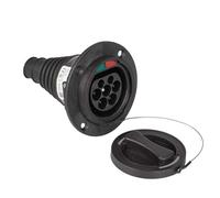 AKYGA Puerto de Carga de Tres Fases Tipo 2 para Coches eléctricos AK-SC-E26 32 A Macho de 3 Fases EV