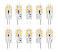Akynite Bombilla G4 LED 12V 2W Luz Neutra 4000K para Campana Cocina, 200LM, Bombilla Halógena G4 10W 20W Equivalente, no regulable, Bi-pin Casquillo G 4 12V LED AC DC para Camper, pack de 10