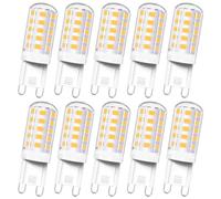Akynite Bombilla G9 LED 4W Neutra 4000K 400LM, 33 LEDs, Equivalente a Halógena G9 40W, No Regulable, LED Casquillo G 9 Neutra 230V para Luz Espejo de Baño, Luz de Mesa, pack de 10