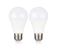 Akynite Bombilla LED E27 12V 9W para Iluminación Solar, Luz Blanca Fría 6000K, 750LM, 270 grados, Bombillas LED CC DC 24V E27 Luces 12V LED para Caravana Jardín Casita, no regulable, pack de 2