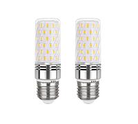 Akynite Bombillas LED E27 12W Luz Fría 6000K 1450LM, 84 LEDs, Lámpara Halógena E27 100W Equivalente, CA 230V, Bombilla LED Casquillo E27 Blanca Frío para Casa Cocina, No Regulable, 2pcs