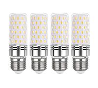 Akynite Bombillas LED Maiz E27 12W Luz Neutra 4000K, 1450LM, Equivalente Bombilla Halógena E27 100W, 360 Grados Luz, AC 230V, E27 LED Neutra para Luce de Techo, No Regulable, pack de 4