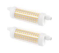 Akynite Bombillas LED R7S 118mm Regulable 20W Luz Neutra 4000K 2500LM, Equivalente Halógena J118 200W 150W, Luz de 360°, AC 220V, Cerámica para Luces de Techo, Pack de 2