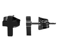 Akzent Pendientes de acero inoxidable, diseño de cruz, Acero inoxidable