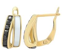 AKZENT Pendientes de acero inoxidable resistentes al agua, 100% impermeables y hipoalergénicos, 9, Acero inoxidable, Simili