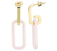 AKZENT Pendientes de acero inoxidable resistentes al agua para mujer en oro y negro, 100% impermeables y hipoalergénicos, 11, Acero inoxidable