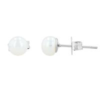 Akzent Pendientes de acero inoxidable resistentes al agua para mujer en plata, 100% impermeables y hipoalergénicos