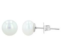 Akzent Pendientes de acero inoxidable resistentes al agua para mujer en plata, 100% impermeables y hipoalergénicos