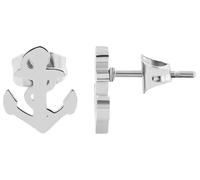 Akzent Pendientes de ancla "Neo" de acero inoxidable, 8, Acero inoxidable