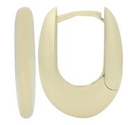 Akzent Pendientes de aro de plata 925 resistentes al agua para mujer en plata y oro, 100% impermeables y hipoalergénicos