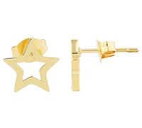 Akzent Pendientes de estrella de acero, Acero inoxidable