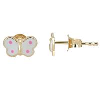 Akzent Pendientes de oro 333 resistentes al agua para mujer de 8 quilates en oro, 100% impermeables y hipoalergénicos, 0.5, Oro 333