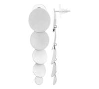 AKZENT Pendientes de plata 925 resistentes al agua en plata para mujer, 100% impermeables y hipoalergénicos