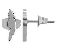 Akzent Pendientes de pluma de acero inoxidable, 11, Acero inoxidable