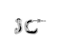 Akzent Pendientes de tuerca de acero inoxidable impermeables para mujer en plata y oro, 100% impermeables y agradables al tacto, Talla única para todos, Acero inoxidable