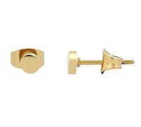 Akzent Pendientes "Dune" de acero inoxidable, redondos, diámetro de 4 mm, Acero inoxidable