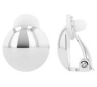 AKZENT Pendientes impermeables de plata 925 para mujer en plata rodiada, 100% impermeables y hipoalergénicos