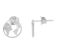 AKZENT Pendientes impermeables de plata 925 para mujer en plata rodiada, 100% impermeables y hipoalergénicos