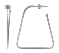 Akzent Pendientes triangulares de acero inoxidable, Acero inoxidable