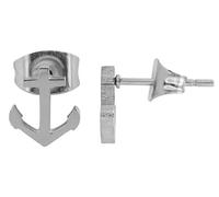 Akzent Pepper - Pendientes de ancla de acero inoxidable (8 x 7 mm), 7, Acero inoxidable
