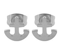Akzent Talon - Pendientes de acero inoxidable (8 x 8 mm), Acero inoxidable