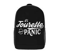Al Aire Libre Bolsa De Viaje Síndrome De Tourette por Garrapatas Bolso Mochila Poliéster Mochila para Escuela para Adolescente, Mujeres, Hombres, 42X32X14Cm