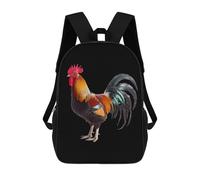Al Aire Libre Bolsa para Portátil Amo A Mi Gallo Bolso Mochilas Poliéster Mochila Universidad para Mujeres, Escolar, Hombres, 42X32X14Cm