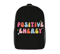 Al Aire Libre Bolsa para Portátil Energía De Actitud Positiva Bolso Mochila Diaria Backpack para Viajes, Mujeres, Trabajo, 42X32X14Cm