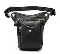 Al aire libre Drop Leg Bag Thigh Pack, Riñoneras de cuero genuino for hombre, riñonera for pierna de motocicleta, riñonera de cuero for hombre, riñonera for pierna, riñonera for teléfono, riñonera(Gre
