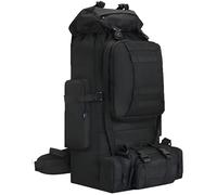 Al aire libre Mochila de senderismo de 100 l Mochila Táctica Militar Camuflaje Molle Mochilas de Marcha Ligero Impermeable Gran capacidad Bolso de Viaje para Senderismo Acampada, Montañismo, Caza