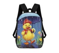 Al Aire Libre Mochila De Viaje Lluvias De Abril Pato Primavera Bolsa De Viaje Diaria Bolso Mochilas para Mujeres, Hombres, Escolar, 42X32X14Cm