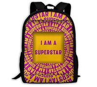 Al Aire Libre Mochila De Viaje Soy Una Superestrella Bolsa De Viaje Diaria Bolsa De Deporte para Viaje, Adolescente, Viajes, 42X32X14Cm