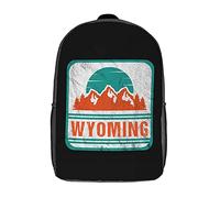 Al Aire Libre Mochila De Viaje Vintage De Montaña De Wyoming Mochila para Escuela con Compartimento Bolsa De Viaje para Mujeres, Hombres, Trabajo, 42X32X14Cm