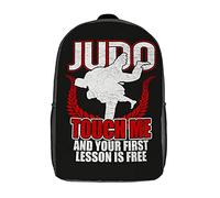 Al Aire Libre Mochila para Escuela Primera Lección De Judo Bolso Mochila Elegante Bolsa De Viaje para Mujeres, Hombres, Viajes, 42X32X14Cm