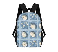 Al Aire Libre Mochilas Instituto Lindo Erizo Y Flores Bolsa De Deporte Diaria Bolsa De Viaje para Mujeres, Hombres, Trabajo, 42X32X14Cm