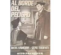 Al Borde Del Peligro (Where the Sidewalk Ends)1950 DVD