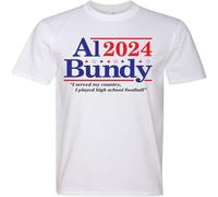 Al Bundy 2024 Parody Married with Children 80s Polk High tee Shirt White S